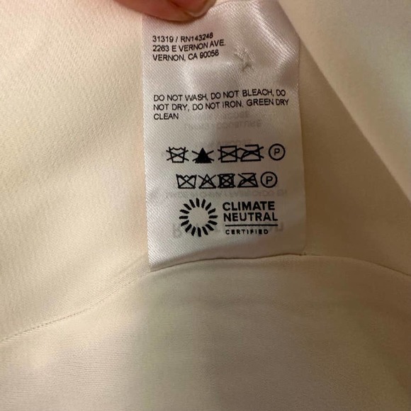 Reformation Dusk Dress in Ivory - Picture 10 of 11